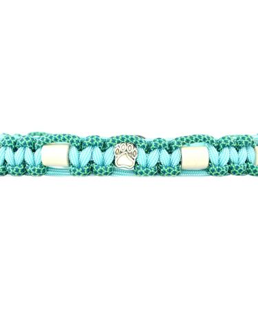 Custom EM Ceramic Collar for Dogs & Cats - Made to Measure with US Paracord (Mint 31-40 cm) - International Shipping Available - Buy Online on GoSupps.com