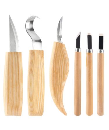  Wood Whittling Kit-Wood Carving Tools Kit with 8 pcs Whittling  Knife-Widdling Kit for Spoon, Bowl Or Woodwork-Woodworking Kit Gifts for  Men-Wood Carving Knife for Adult Beginners and Profi : Arts, Crafts