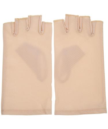 Beavorty 2 Pairs Nail Gloves Fingerless Gloves Nail Art Gloves Led Dry Gloves Gel Nail Gloves Uv Gloves for Gel Manicures Half Finger Gloves Miss Accessories Care Spandex - Buy Online on GoSupps.com