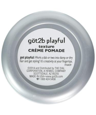 Got2B Playful Texturizing Creme Pomade 2 Oz (Pack of 3) - Set of 3 Hair Styling Pomades - Buy Online on GoSupps.com