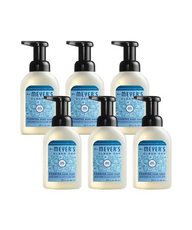 Mrs. MEYER'S CLEANDAY Foaming Hand Soap Rain Water 10 Oz. (Pack of 6) 1.67 Ounce (Pack of 6)