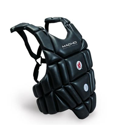 Macho Sports / Martial Arts Chest Protector - Black - Small