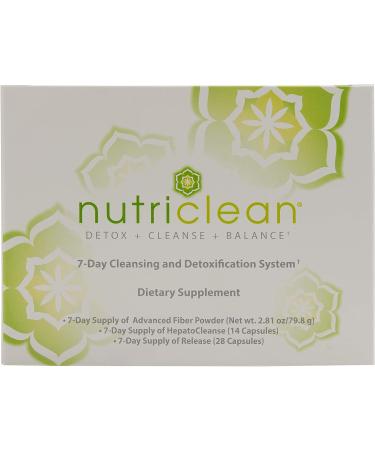 NutriClean 7 Day Cleansing System with Stevia - Advanced Fiber Powder for Digestive Health - Colon Cleanse - 7 Servings - Buy Online on GoSupps.com