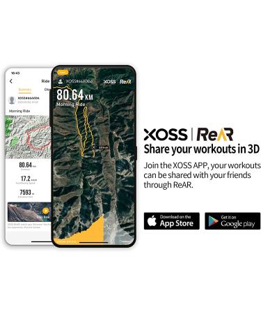 XOSS G GPS Bike Computer - Wireless Bluetooth Speedometer and Odometer for Cycling - Rechargeable and Waterproof - Fits All Bikes - Buy Online on GoSupps.com