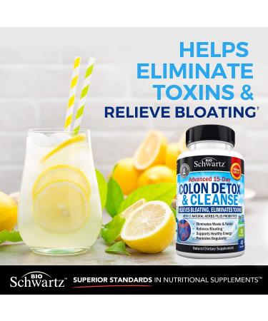 BioSchwartz 15 Day Cleanse for Colon and Gut Health Plus Cold Pressed MCT Coconut Oil Capsules (2 Month Supply) - Buy Online on GoSupps.com