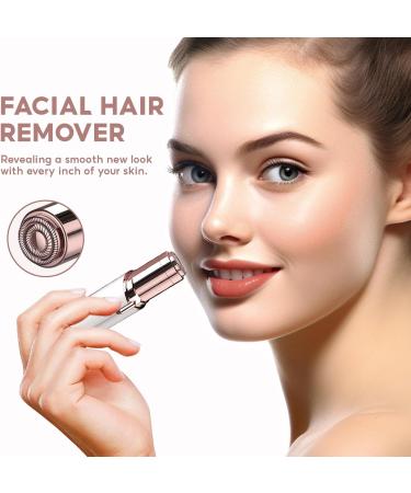 Painless Facial Hair Removal for Women | USB Rechargeable Face Trimmer for Upper Lips & Chin - Buy Online on GoSupps.com