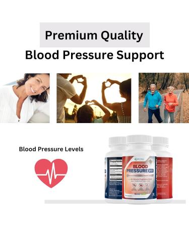 Blood Pressure 911 Premium Supplement - BP Support Pills. 60 Capsules 1 Count (Pack of 1) - Buy Online on GoSupps.com