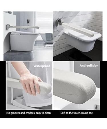 Toilet Grab Rails Stainless Steel Handicap Safety Grab Bars Anti-Slip Bathroom Flip-Up Handrails For Elderly Seniors Disabled Shower Support Handle Bath Grips - Buy Online on GoSupps.com