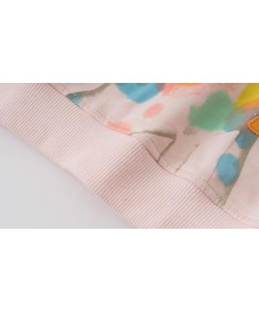DHASIUE Baby Girls Unicorn Sweatshirt Jumper T-Shirt | Cute Long Sleeved Cotton Tee | Kids Toddler Clothes | Ages 1-7 Years | Dinosaur/Pink Design - Buy Online on GoSupps.com