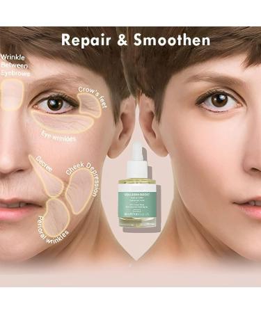 oihgerg 2PCS Advanced Collagen Boost Anti Aging Serum Skincare Glow And Protect Serum Collagen Peptide Serum for Face Wrinkles Collagen Boost Anti Aging Serum - Buy Online on GoSupps.com