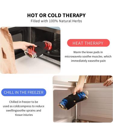 Ti Caldi Microwave Heating Pad - Natural Hot/Cold Therapy for Knee, Muscle, Joints, Back, Neck, Shoulder - Portable & Reusable - Buy Online on GoSupps.com