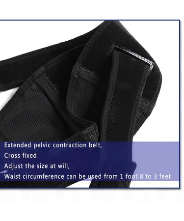 Cenap Hip Support Belt for Pelvic Pain Relief | Breathable SI Joint Stabilizer | Cross-Fixed Design - Buy Online on GoSupps.com