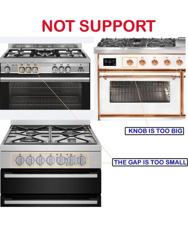 5PCS Gas Stove Knob Covers - Child Safety Transparent Guard w/ Strong Adhesive - Buy Online on GoSupps.com