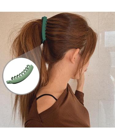 4 Pieces Banana Clips Firm Non-Slip Clips Practical Hair Clips Double Rows Of Gripping Teeth Clips Colorful Vertical Banana Clips Ponytail Hair Accessories For Ladies And Girls - Buy Online on GoSupps.com