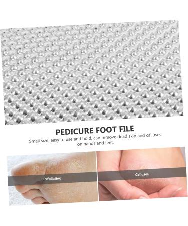 Housoutil Foot Trimming File Foot Dead Skin Remover Household Pedicure Tool Foot File Manicure Pedicure Scrubber Foot Remover Pedicure Kit Multifunction Scraper Stainless Steel - Buy Online on GoSupps.com