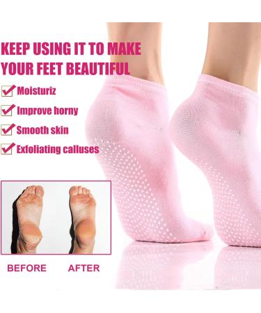 Pedicure Socks Comfortable Anti Slip Full Coverage Foot Care Moisturizing Socks Reusable for Dry Cracked Feet - Buy Online on GoSupps.com