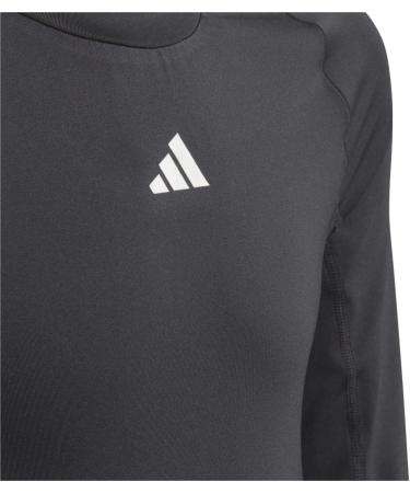 Buy adidas Boys Techfit Aeroready Long-Sleeve Top T-Shirt 164 Black - International Shipping Available - Buy Online on GoSupps.com