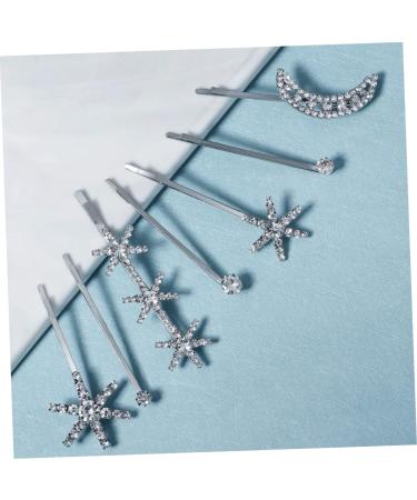 FOMIYES 5 Sets Fringe Bobby Pin Rhinestone Hair Clips Womens Barrettes for Hair Star Hair Clip Hair Barrette Wedding Hair Clip Rhinestone Barrettes Side Clip Girl Headgear Alloy - Buy Online on GoSupps.com