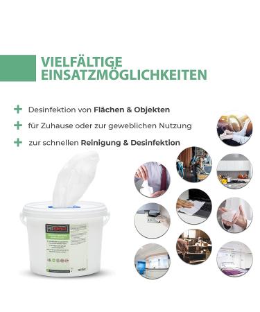PICO Protect 30 Disinfection Wipes - 120 Non-Alcoholic Towels 30x25cm - Effective Disinfecting for Areas & Objects - Buy Online on GoSupps.com