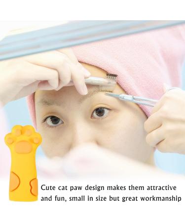 Cuticle Scissors - Cuticle Clippers Protective Sleeve Case - Scissors Protector with 3 Colors Cat Paw Shape Protective Sleeve for Nail and toenails Manicure Tools Naysku Yellow - Buy Online on GoSupps.com