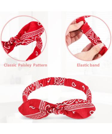 6-Piece Vintage Print Elastic Hair Bands | Daily & Party Use Headbands for Girls - Buy Online on GoSupps.com