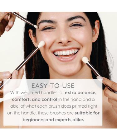 Sustainable Luxury Eyeshadow Brush - Eco-Friendly Makeup Tool for Flawless Application | International Shipping Available - Buy Online on GoSupps.com