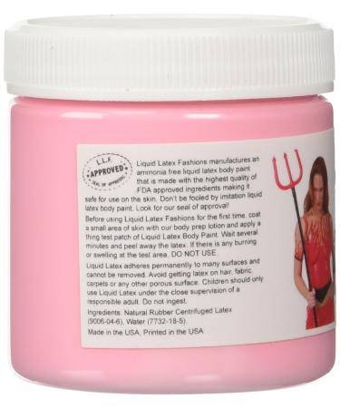 4 oz Pink Liquid Latex Body Paint - Ammonia-Free, Odorless, Easy On/Off, Ideal for Cosplay and Professional Monster/Zombie Arts - Buy Online on GoSupps.com