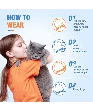 Cat Calming Collar 4 Pack - Pheromone Collar for Anxiety Relief - Long-Lasting 30 Days - Adjustable Breakaway Design - Gray - Buy Online on GoSupps.com