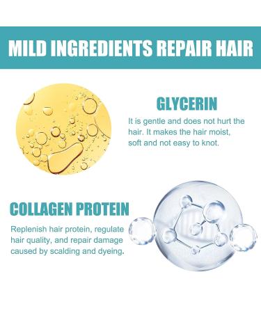 2PCS Silk Protein Hair Straightening Cream for Thick, Curly, and Unruly Hair | 2023 New Formula for Smooth, Glossy Results | AMind4U - Buy Online on GoSupps.com
