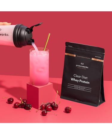 Protein Works Clear Diet Whey 500g - Sour Cherry & Apple Flavoured Protein Shake | Low-Calorie with Sweetener | International Shipping Available - Buy Online on GoSupps.com
