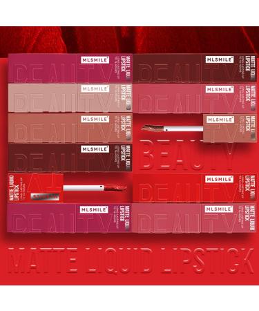 Buy 3 Colors Matte Liquid Lipstick Set - Waterproof Long-Lasting Velvet Smooth Nude Lip Gloss - Gift Box Included - Perfect for All Skin Tones - Buy Online on GoSupps.com