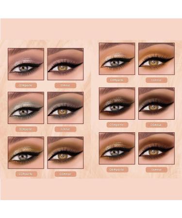  dewdat 6 Pcs Double Ended High Pigmentation Liquid Eyeshadow Makeup Eyeshadow Women Shiny Matte Eyeshadow For Beginners Girls Party Social Work Special Occasions - Buy Online on GoSupps.com