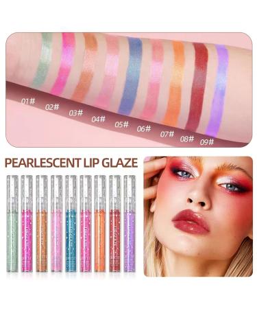 COOSA Neon Glitter Liquid Lipsticks Set - 9 Colors Shimmer Metallic Lipstick Kit - Long Lasting Waterproof Makeup - Face Eye Glow Shimmer Lip Gloss Set - 0.56 Fl Oz (Pack of 9) - Buy Online on GoSupps.com