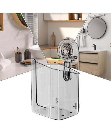 Wipe Holder For Bathroom - Flushable Wet Wipes Dispenser Suction Cup Wall Mounted | Multifunction Wipe Containers Refillable For Kitchen Bedroom Bathroom | Clear Wall Mounted Wipes Holder Dispenser Wi Transparent Gray - Buy Online on GoSupps.com
