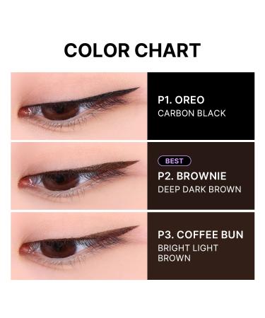 MERZY The First Pen Liquid Eye Liner | Waterproof Eyeliner  Long Lasting  Smudge-Resistant  High-Intensity Color | (P1  Black  OREO) P1 BLACK - Buy Online on GoSupps.com