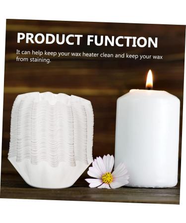 Warmhm 300 Pcs Wax Paper for Wax Warmers | Food-Grade High Temp Silicone Liners | Candle Making Supplies - Buy Online on GoSupps.com