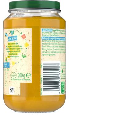 Olvarit Pumpkin Chicken Rice baby food for babies from 8+ months 6x200 grams baby food in a meal jar - Buy Online on GoSupps.com