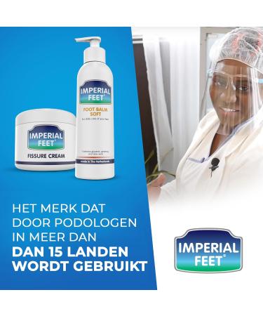 Imperial Feet Foot Balm - Moisturizing Cream with Honey & Aloe for Dry Feet Cracked Heels - 150 ml Glycerin & Ginseng Foot Care - Buy Online on GoSupps.com