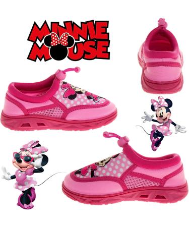 Disney Minnie Mouse Water Shoes for Kids - Pink Aqua Socks for Summer - Toddler Size 7-8 - Buy Online on GoSupps.com