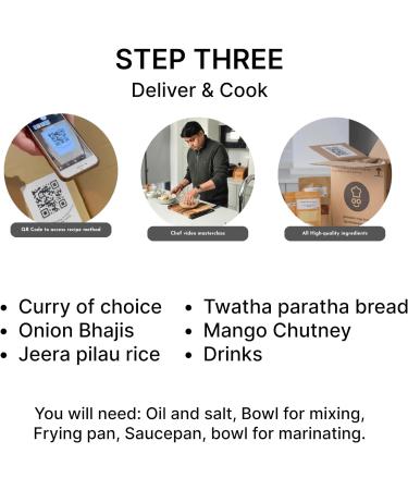 Chefs for Foodies Ultimate Curry Recipe Kit | Meat Vegetarian or Vegan Choice | Curated by Celebrity Chef | Authentic Indian Feast for Intimate Dinner | Complete with Video Masterclasses | Serves 2 - Buy Online on GoSupps.com