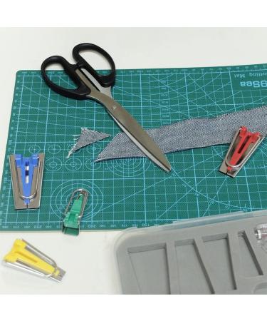 BIGTEDDY Bias Tape Makers Kit - Adjustable Binder Foot Presser for Sewing & Quilting - 6MM/12MM/18MM/25MM Set - Buy Online on GoSupps.com
