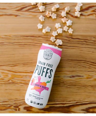 Buy Serenity Kids Grain Free Puffs - Carrot & Beet, 1.5 oz (43g) | Healthy Snack for Toddlers - Buy Online on GoSupps.com