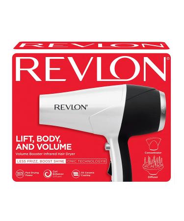 REVLON Infrared Hair Dryer 1875W | Boost Lift, Body & Volume - White - Buy Online on GoSupps.com