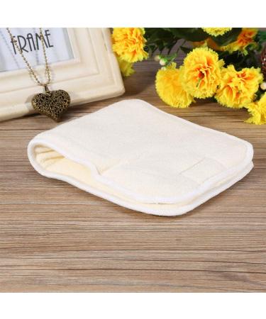 Bamboo Fibre 4-Layer Adult Incontinence Cloth Nappy Inserts - Washable & Reusable Liner for Dry Skin - Buy Online on GoSupps.com