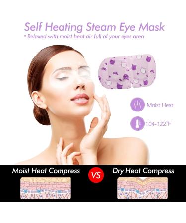 Jekeno Steam Eye Mask 16-Pack for Dark Circles & Puffiness | Self-Heated Gentle Steam, Relief for Eye Fatigue | Disposable Lavender Eye Mask - Christmas Spa Gift - Buy Online on GoSupps.com
