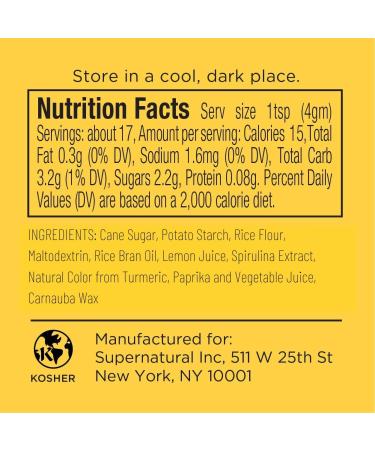 Rainbow Pop! Natural Nonpareil Sprinkles by Supernatural  No Artificial Dyes  Soy Free  Gluten Free  Vegan  3oz - Buy Online on GoSupps.com