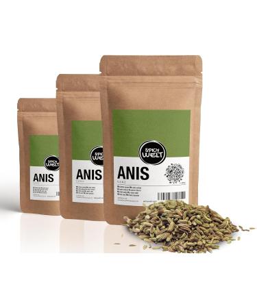 Spicy Welt Anis Vert Entier (100g) Graines d'Anis (Pimpinella Anisum) | Pour Infusion P tisserie Pain & Biscuit | Saveur Douce & Fra che | 100% Naturel Sans Additifs - Buy Online on GoSupps.com