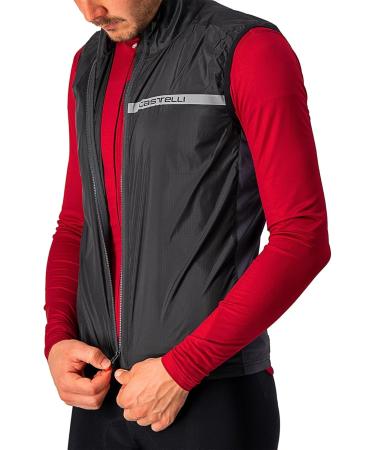 Buy CASTELLI Men's Squadra St. Vest Lightweight Black Sports Vest for Optimal Performance | International Shipping Available - Buy Online on GoSupps.com