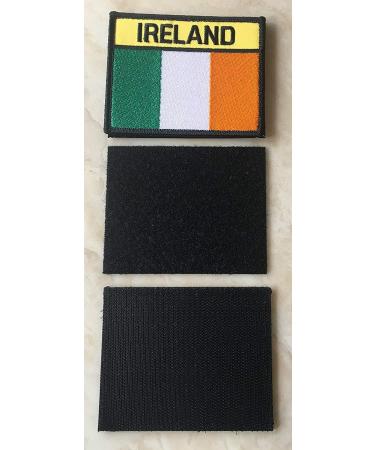 Ireland Flag Patch 3.75 Inch - Hook & Loop Embroidered Badge for Airsoft, Paintball, Martial Arts - Irish Army Tactical Morale Applique - Buy Online on GoSupps.com