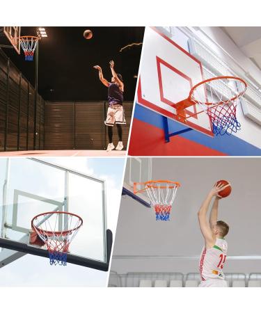 Mumicol Heavy Duty Basketball Net Replacement - Fits 12 Loops - Indoor/Outdoor Standard Hoop Net - 1 Pack - Buy Online on GoSupps.com